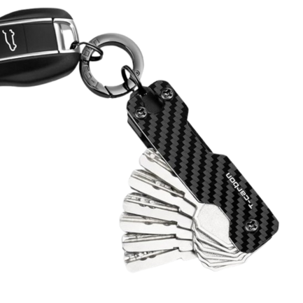 Keep Your Keys Neat and Hassle-Free with the T-Carbon Carbon Fiber Key Organizer