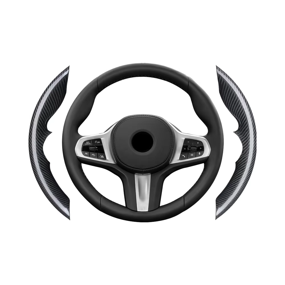 T-carbn Carbon Fiber Steering Wheel Cover Compatible with BMW