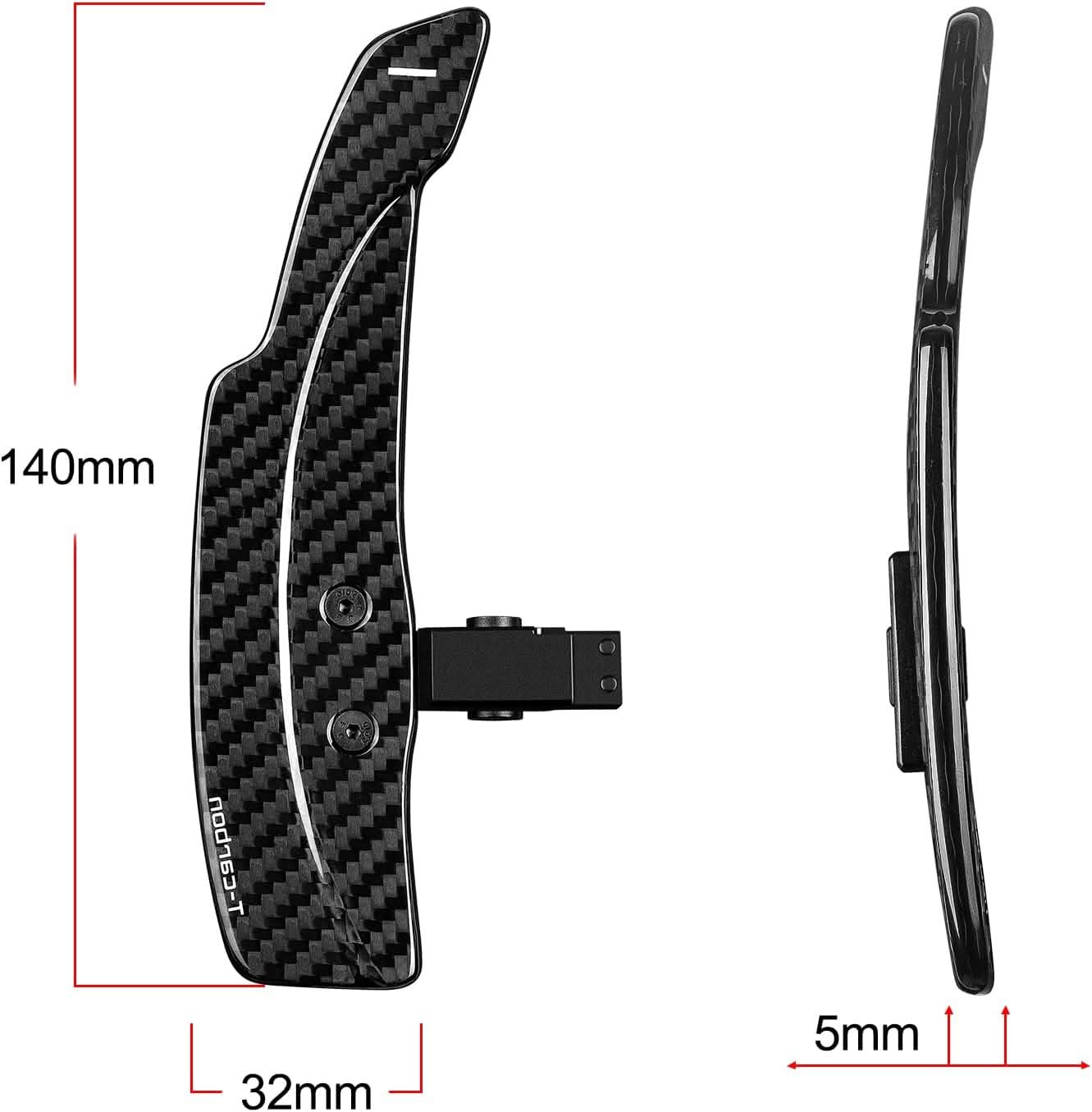 T-carbon Carbon Fiber Replacement Paddle Shifter Extension Fits for Lexus ES LS NX GT86