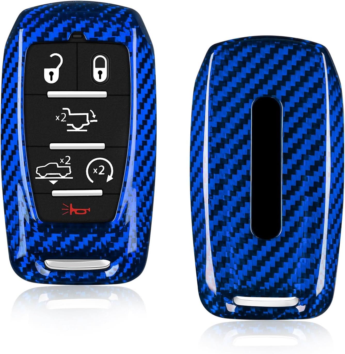 T-carbon Carbon Fiber Key Fob Protector fits for Ram 1500 2500 3500