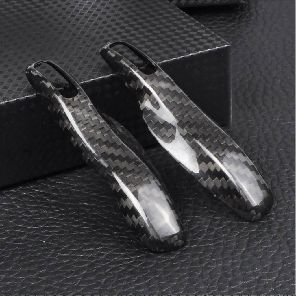 T-carbon Carbon Fiber Key Fob Cover Replacement (Side Blades) Fits for Porsche