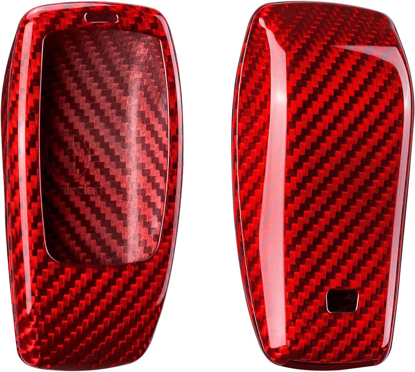 T-carbon Glass Fiber Key Fob Cover fits for Mercedes Benz