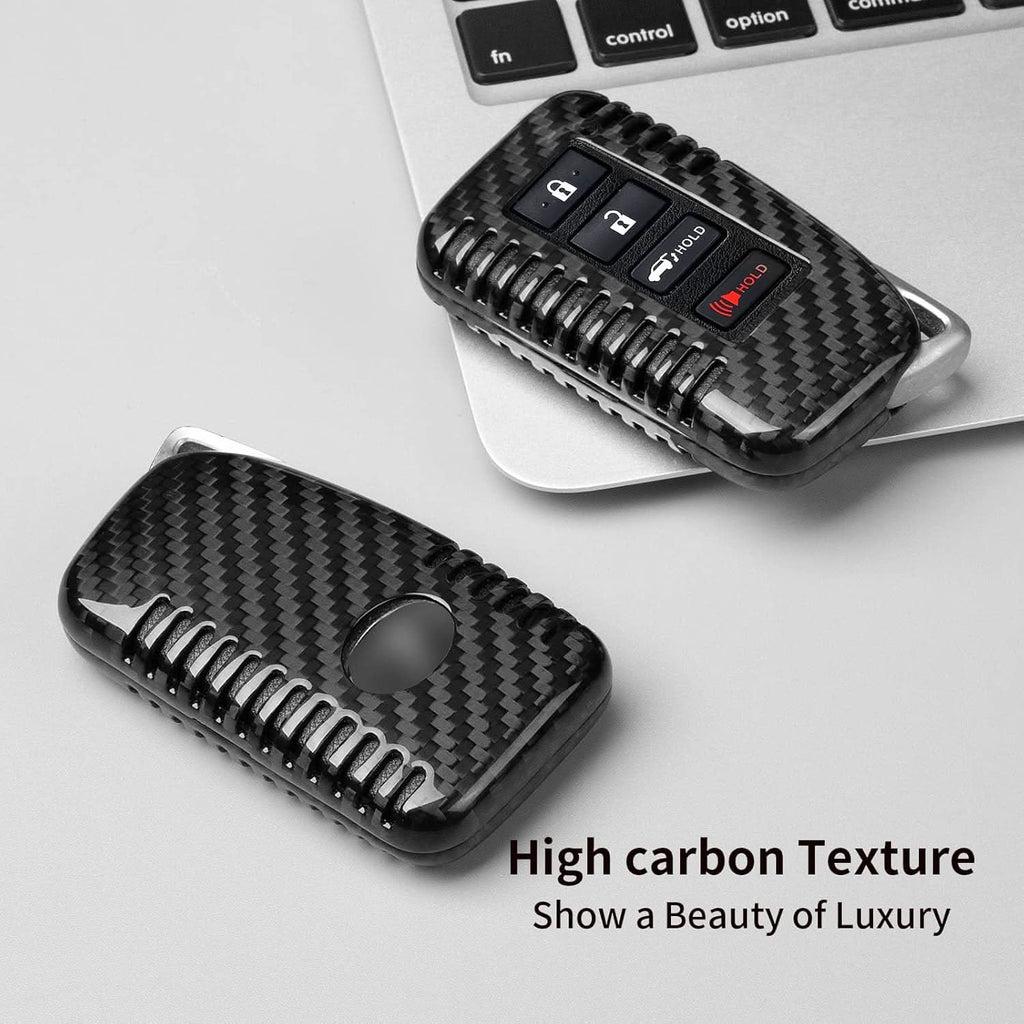 T-carbon Carbon Fiber Key Fob Cover Fits for Lexus LX570 RX450 RX350 RC300 IS350 GS LC