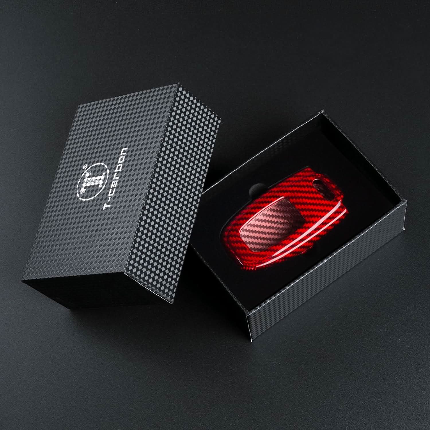 T-carbon Key Fob Cover Fits Audi A4