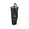 Carbon Fiber Key Organizer - Minimalist Leather Key Holder for 2-5 Keys | Compact Keychain Wallet